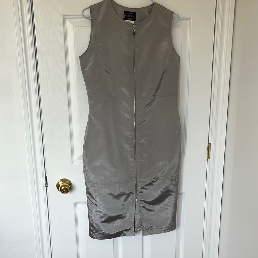 Gray Louben Ruched Sheath Dress for Cocktail